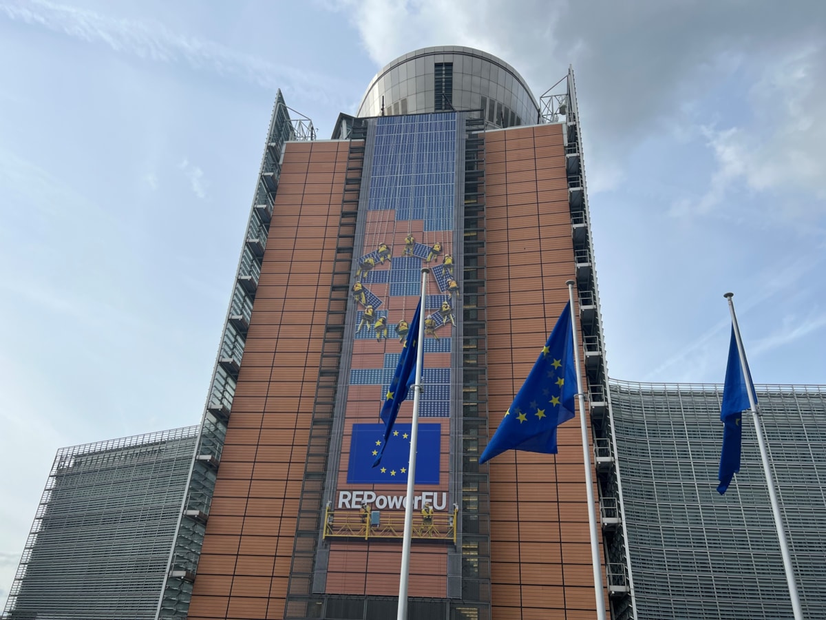 Bildet viser EU-bygningen