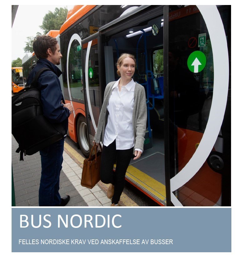 Bildet viser en skjermdump av forsiden på dokumentet Bus Nordic
