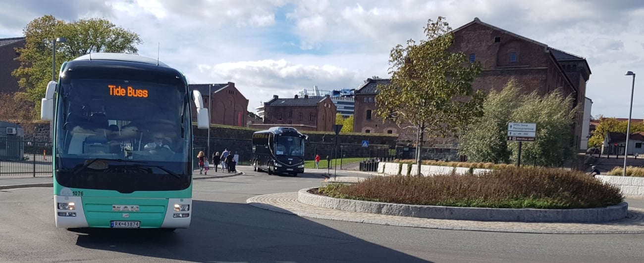 Bilde av buss fra Tide