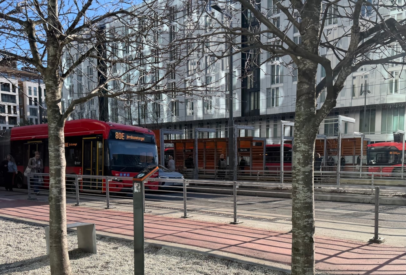 Buss i bybildet